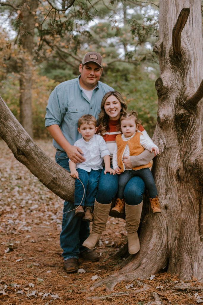 Fall family session at Iverson Park in Stevens Point, WI.
